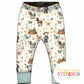 On The Farm Print Organic Jersey Cuff Leggings