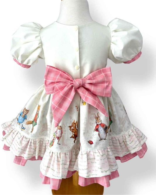 Beatrix Potter Inspired | Handmade Woven Cotton Wallace Dress