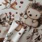 Exclusive Hedgehog Print French Terry Blossom Dress