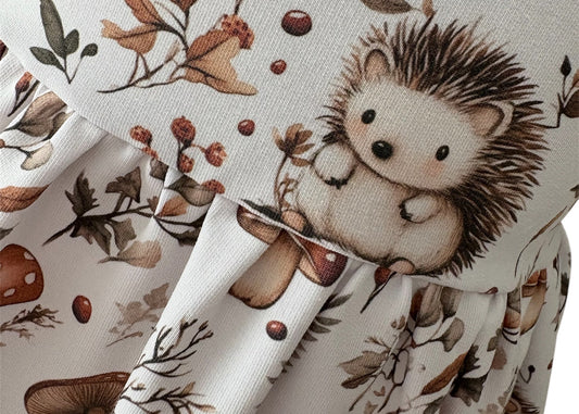 Exclusive Hedgehog | Handmade French Terry Blossom Dress