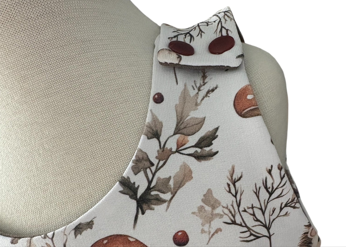 Exclusive Hedgehog Print French Terry Blossom Dress