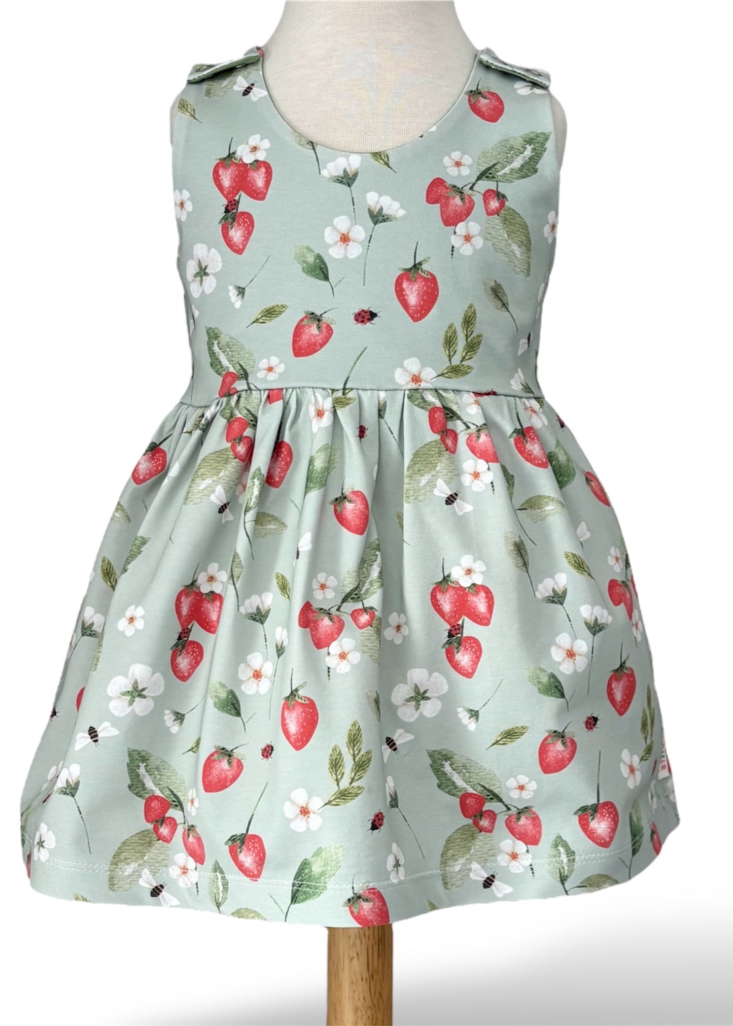 Strawberry Meadow Organic Cotton Jersey Blossom Dress