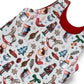 2-3 Years Winter Treasures Print French Terry Romper (Ready To Post)
