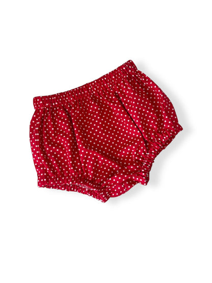 Red Polka Dot | Woven Cotton Bloomers