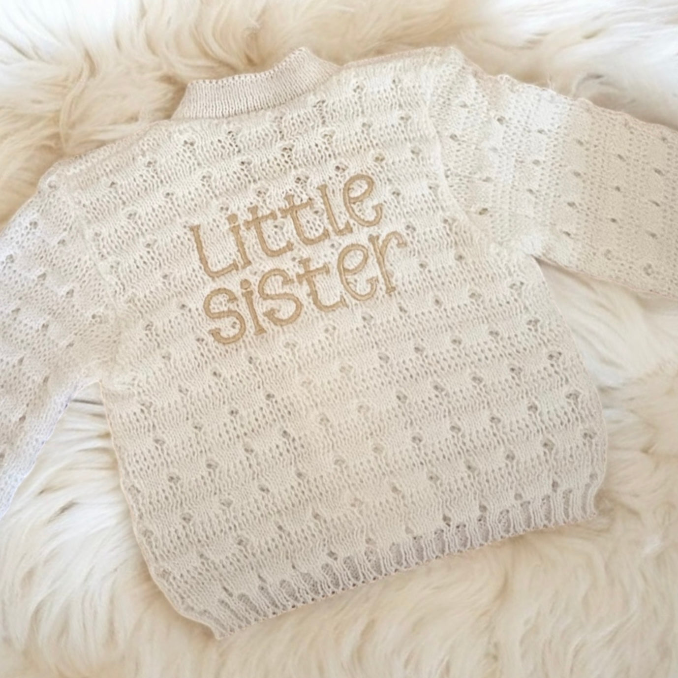 Personalised Knit Cardigan 0-3 months