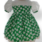 St Patrick’s Day Girls Dress | Shamrock Print | Woven Cotton