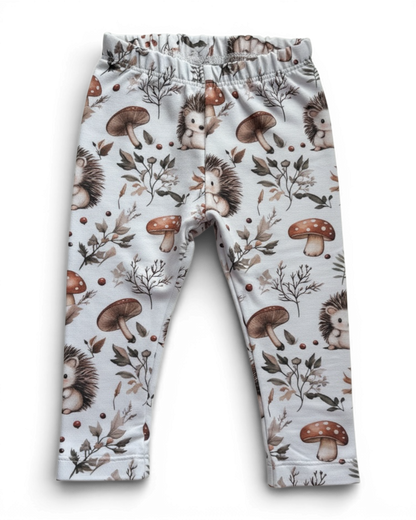 6-9 Months | Handmade Classic Leggings | Exclusive Hedgehog | READY TO POST