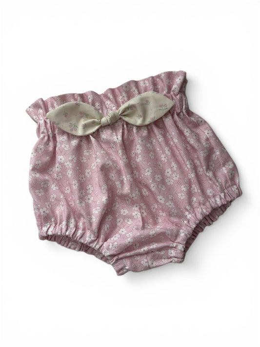 Dear Spring | Handmade Paper Bag Waist Bloomers | Blossom by Blossom - Pastel Pink