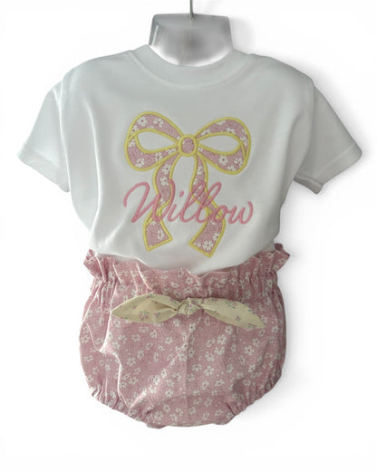 Personalised Kids Appliqué T-Shirt – Dear Spring Collection