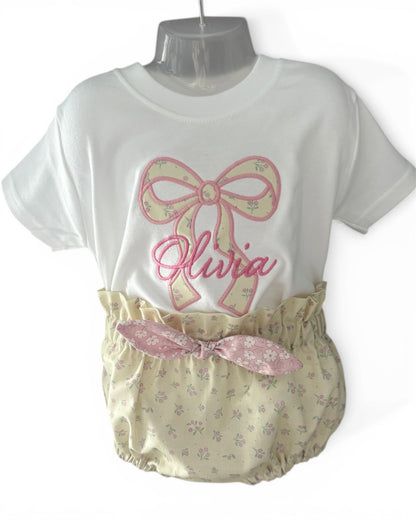 Personalised Kids Appliqué T-Shirt – Dear Spring Collection