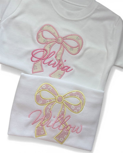 Personalised Kids Appliqué T-Shirt – Dear Spring Collection