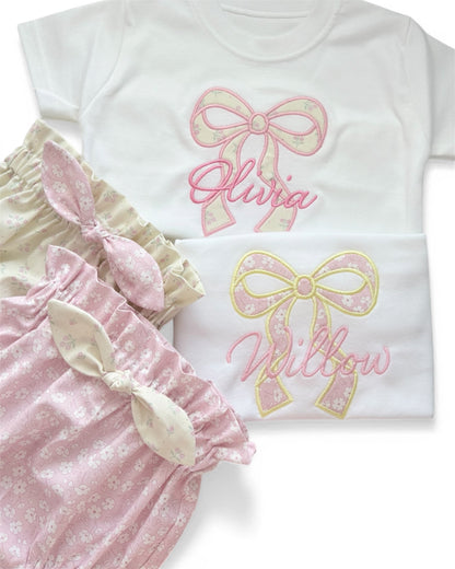 Personalised Kids Appliqué T-Shirt – Dear Spring Collection
