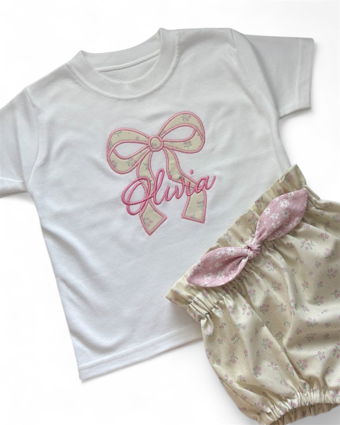 Personalised Kids Appliqué T-Shirt – Dear Spring Collection