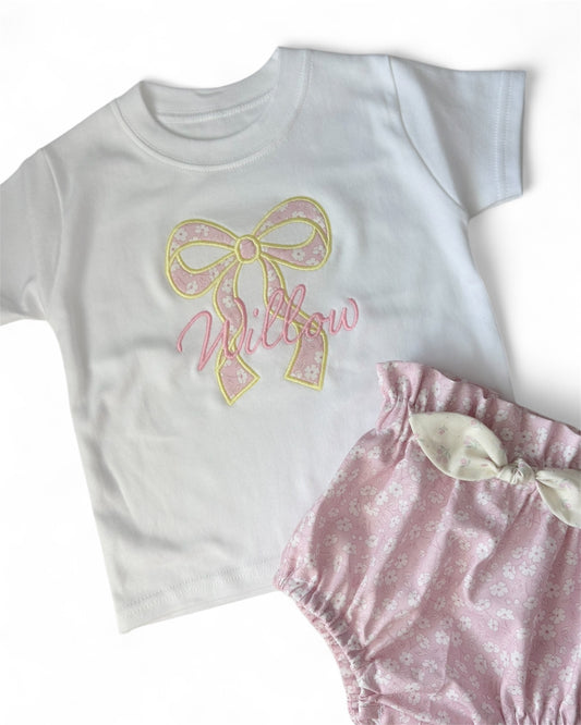 Personalised Kids Appliqué T-Shirt – Hello Spring Collection