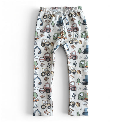 2-3 Years | Construction - Beige | Classic Leggings | READY TO POST