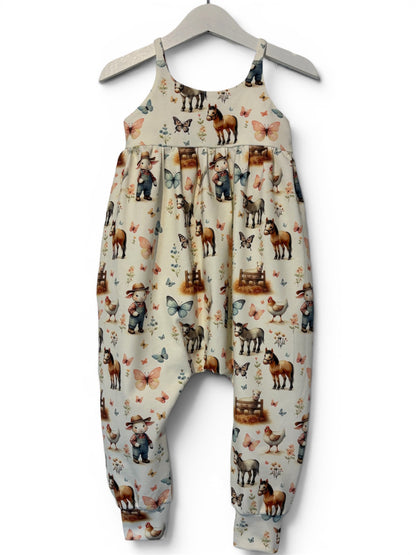 18-24 Months | On The  Farm | Napa Romper | READY TO POST
