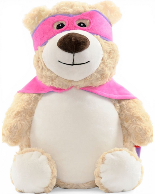 Pink Hero Cubbyford | Official Cubbie Soft Toy | Personalised