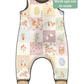 Posy Easter Quilt Flower | Handmade Jersey Playful Romper
