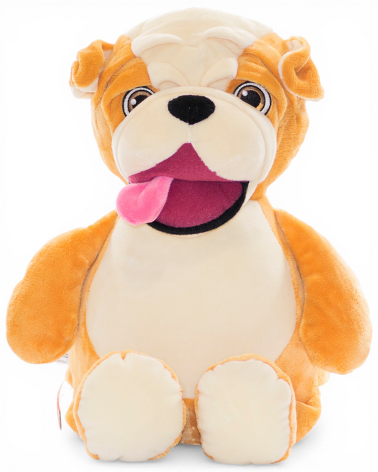 Barcus Mcdribble Bulldog | Official Cubbie Soft Toy | Personalised