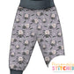 Floral Spider Print French Terry Relaxed Fit Yoga Waist & Cuff Joggers