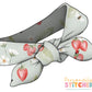 Strawberry Meadow Print Tiny Knot Headband
