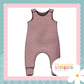 Waffle Knit Jersey Romper (Handmade To Order)