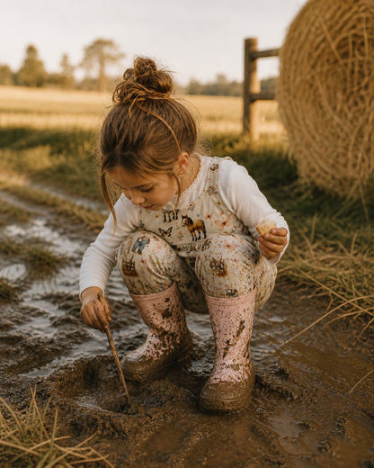 18-24 Months | On The  Farm | Napa Romper | READY TO POST