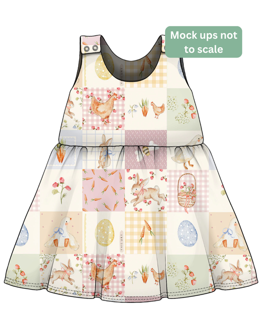 Blossom Dress - Posy Easter Quilt Flower Print