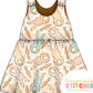 Cottage Bunnies Mint - French Terry Blossom Dress