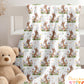 Exclusive Cutie Rabbit Print Handmade Baby Blanket