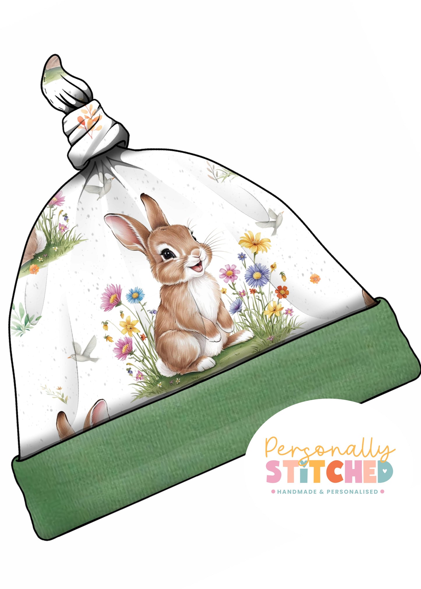 Exclusive Cutie Rabbit Tie Knot Baby Hat