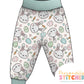 MISS Bunny Print French Terry Relaxed Fit Yoga Waist & Cuff Joggers