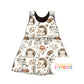 Exclusive Hedgehog Print French Terry Blossom Dress