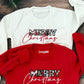 Winter Treasures Merry Christmas Appliqué Sweatshirt - READY TO POST
