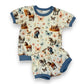 6-9 months- On The Farm T-Shirt & Bummies (READY TO POST)