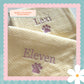 Personalised Waffle Pet Blanket With Paw Print