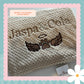 Pet Memorial Waffle Blanket With Paw Print & Wings