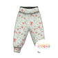 Strawberry Meadow Print French Terry Relaxed Fit Contrast Waist & Cuff Joggers