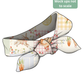 Tiny Knot Headband - Posy Easter Quilt Flower Print