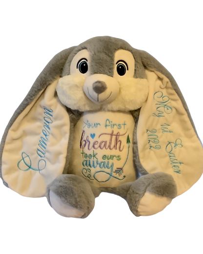 Personalised Easter Teddy | Hidey Boo Bunny | Embroidered
